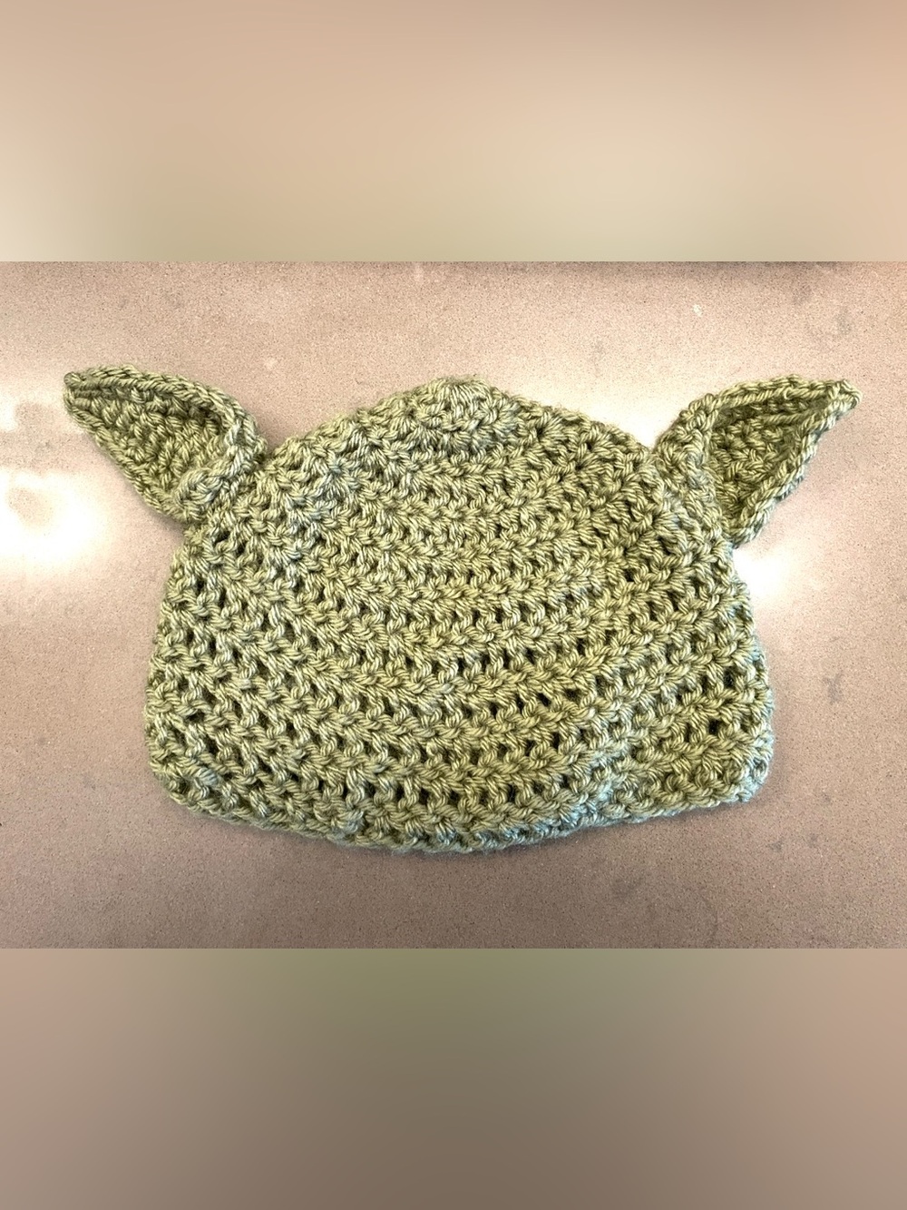 Yoda Knit Beanie - Yoda Costume Accessory